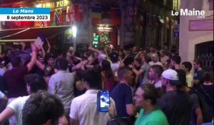 VIDÉO. Coupe du monde de rugby : au Mans, les supporters fêtent la victoire du XV de France 