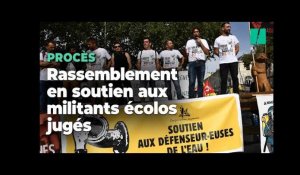 Mégabassines : en soutien à neuf militants écologistes jugés, 2000 personnes ont manifesté