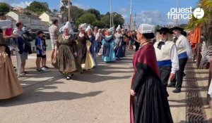 VIDÉO. À Pornic, on fête la Saint-Gilles avec bagadou et danses bretonnes 
