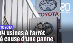 Toyota : 14 usines à l'arrêt à cause d’une panne informatique #shorts