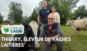 1 jour 1 agri: Thierry, éleveur de vaches laitières à Voilemont