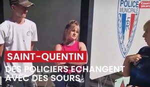 A Saint-Quentin, des policiers échangent avec des sourds
