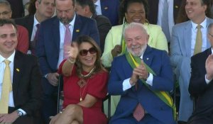 Lula assiste au défilé de la fête de l'indépendance du Brésil