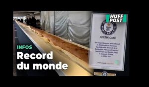 Le record de la plus longue baguette de pain du monde est désormais détenu par la France