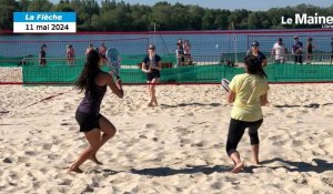 VIDÉO. Beach tennis à La Flèche : spectacle garanti à la Monnerie