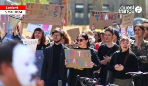 VIDÉO. 300 personnes manifestent contre la transphobie à Lorient