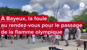 VIDÉO. À Bayeux, la foule au rendez-vous pour le passage de la flamme olympique