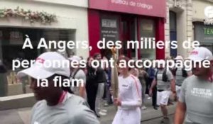 VIDEO. "On ne le revivra pas" : à Angers, ces habitants ne voulaient pas louper la flamme olympique