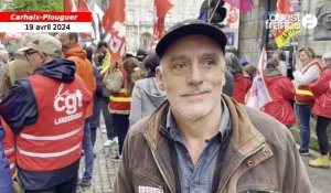 VIDÉO. 200 militants et Philippe Poutou mobilisés à Quimper pour l’hôpital de Carhaix