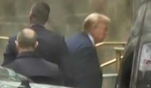 Trump et son ancien avocat personnel Michael Cohen arrivent au tribunal