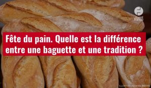 VIDÉO. Fête du pain. Quelle est la différence entre une baguette et une tradition ?