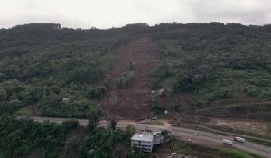 Brésil: glissement de terrain provoqué par de fortes pluies