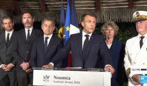 En Nouvelle-Calédonie, Emmanuel Macron en appelle à un "accord global"