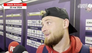 VIDÉO  Stade Brestois « Je n'ai plus de voix », rigole Hugo Magnetti après la qualification 