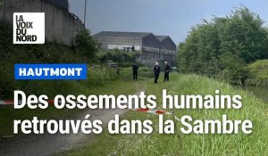 Des ossements humains découverts dans la Sambre à Hautmont