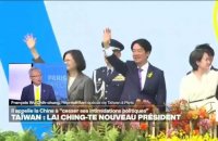 Lai Ching-te investi président à Taïwan : "Il y a un intérêt mondial de maintenir le statu quo"