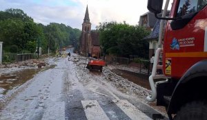 Saint-Léger : coulées de boue après un violent orage