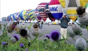Le Lorraine Mondial Air Ballons décolle à Chambley