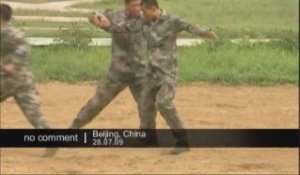 La Chine autorise l'accès à l'entrainement de son armée