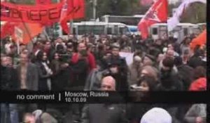 Manifestation de l'opposition en Russie