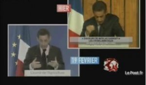 Nicolas Sarkozy : un discours copié-collé !