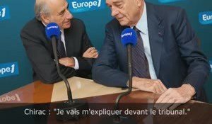 Chirac: "Je vais m'expliquer devant le tribunal"