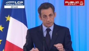 Copenhague : conférence de clôture du Président Sarkozy