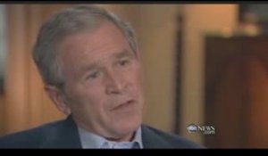 Bush : 'Je n'étais pas préparé pour la guerre'