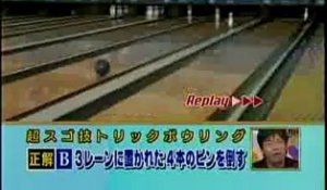 Un Japonais tire un bon coup (Bowling)