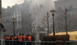 Explosion d'un immeuble dans le centre de Liège