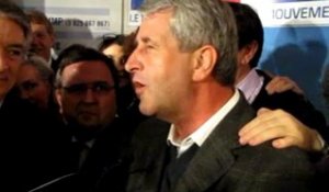 Philippe Richert à la permanence UMP après sa victoire