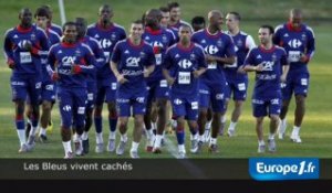 Les Bleus vivent cachés