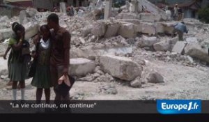 "La vie continue" en Haïti