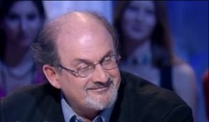Interview upside down Salman Rushdie