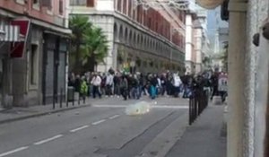 La manifestation dégénère à Chambéry