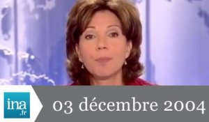 20h France 2 du 3 Décembre 2004 - Panne géante à la SNCF - Archive INA