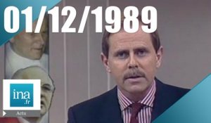 20h Antenne 2 du 1er décembre 1989 - Rencontre Gorbatchev Jean-Paul II | Archive INA