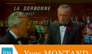Jacques Chancel reçoit Yves Montand à la Sorbonne - Archive INA
