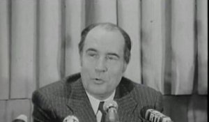 Conférence de presse de François Mitterrand