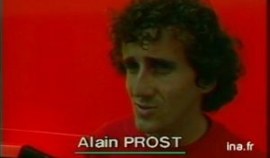 Ayrton Senna et Alain Prost au Castellet - Archive INA