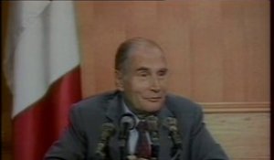 Mitterrand sur son malaise