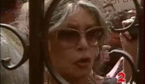 Brigitte Bardot face à face avec les chasseurs à Saint-Tropez - Archive vidéo INA
