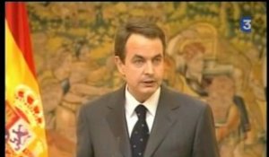 Zapatero annonce le retrait des troupes espagnoles d'Irak