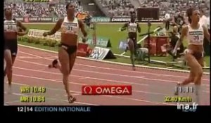 Meeting d'athlétisme au stade de France