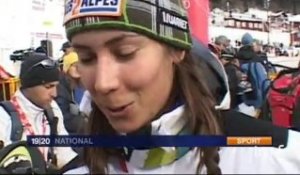 [Ski alpin : 2ème victoire au slalom en coupe du monde pour Sandrine Aubert]