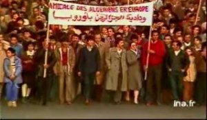 Manifestation d'Algériens à  Bordeaux