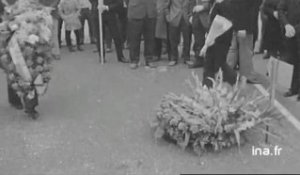 Cérémonie des syndicats aux morts de 1968 de Sochaux