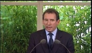 Conférence de presse de François Bayrou