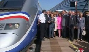 Chirac : inauguration TGV Méditerranée