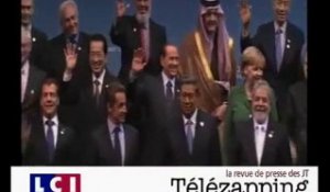 Télézapping : G20, "Difficile de faire plus consensuel"